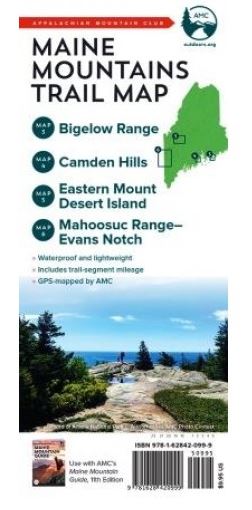 AMC Maine Mountains Trail Map: Maps 3-6